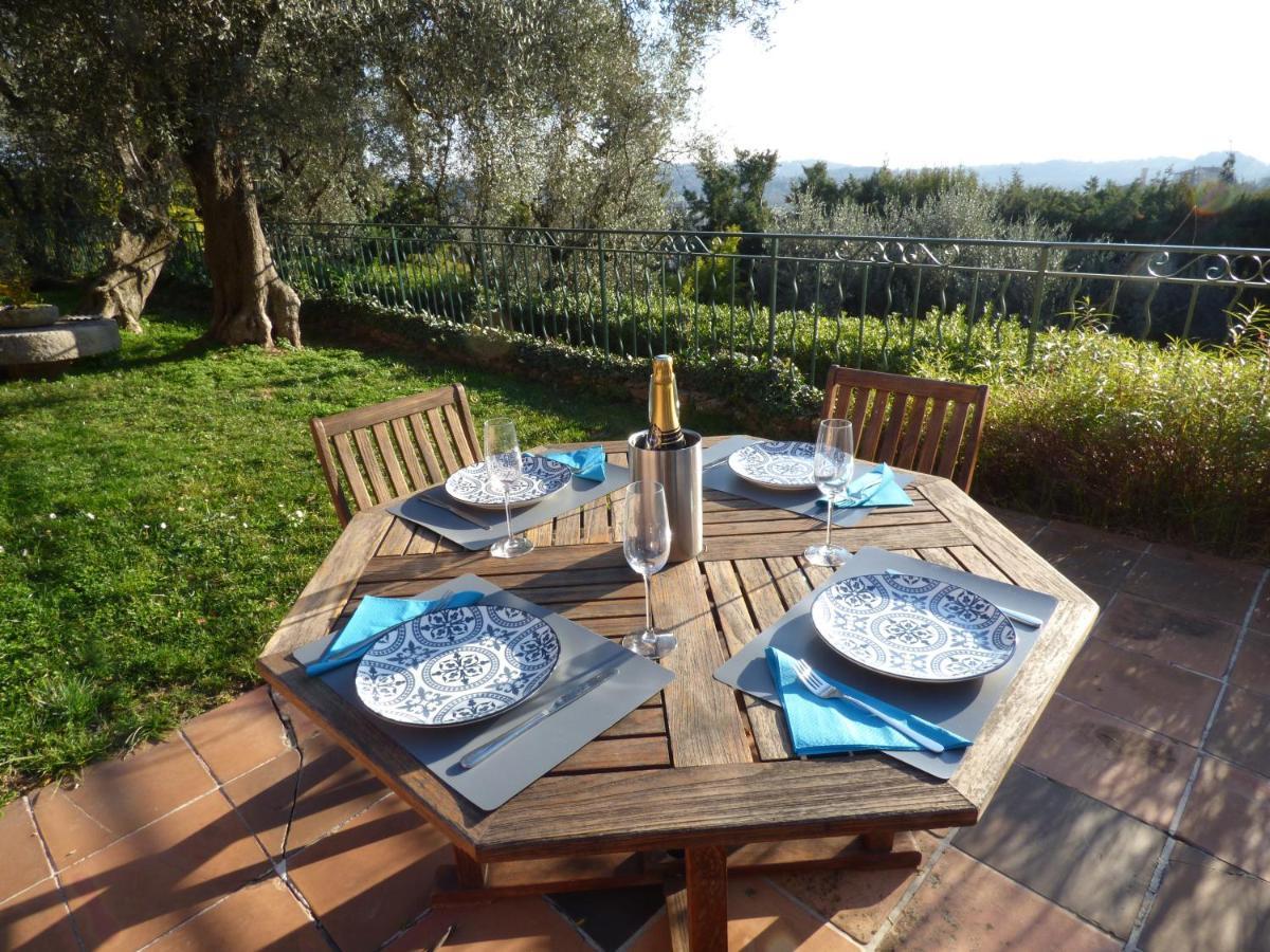 Apartment Cezanne With Heated Pool And Private Garden Chateauneuf-Grasse Exteriér fotografie
